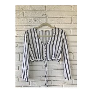 Striped Crop Top